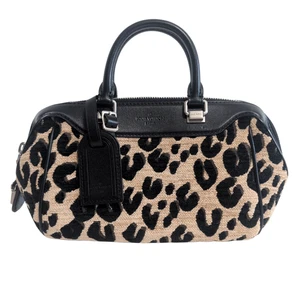 LOUIS VUITTON Louis Vuitton x Stephen Sprouse 2012 Jacquard Leopard Baby Handbag - Picture 1 of 19