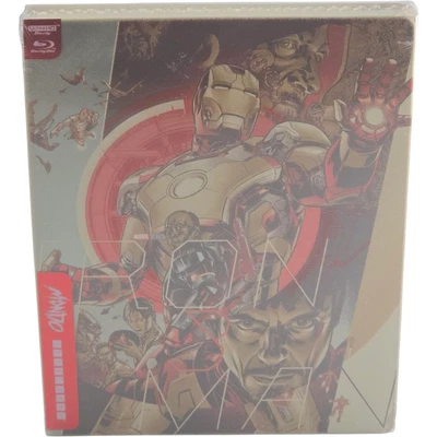 Iron Man 3 SteelBook 4K Ultra HD + Blu-Ray Mondo X Robert Downey Jr. 2010 Zone B Foto 1 de 4