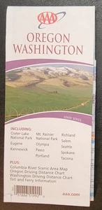 Mapa vintage - Oregon - Washington - 23 x 36 pulgadas - AAA - 2006 - Imagen 1 de 11