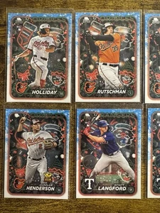 60 Karten Lot 2024 Topps Holiday - Base - Parallels - Insert - SP - Foil - Rookies - Bild 1 von 7