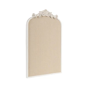 Vintage White Arendahl Arch Pinboard 30.75 x 19 Decorative Bulletin Board - Picture 1 of 9