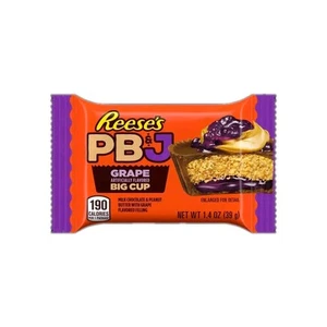 Reeses Big Cup PB&J Traubengelee 1,4 Unzen Neu Versiegelt Schokolade Erdnussbutter Tassen - Bild 1 von 1