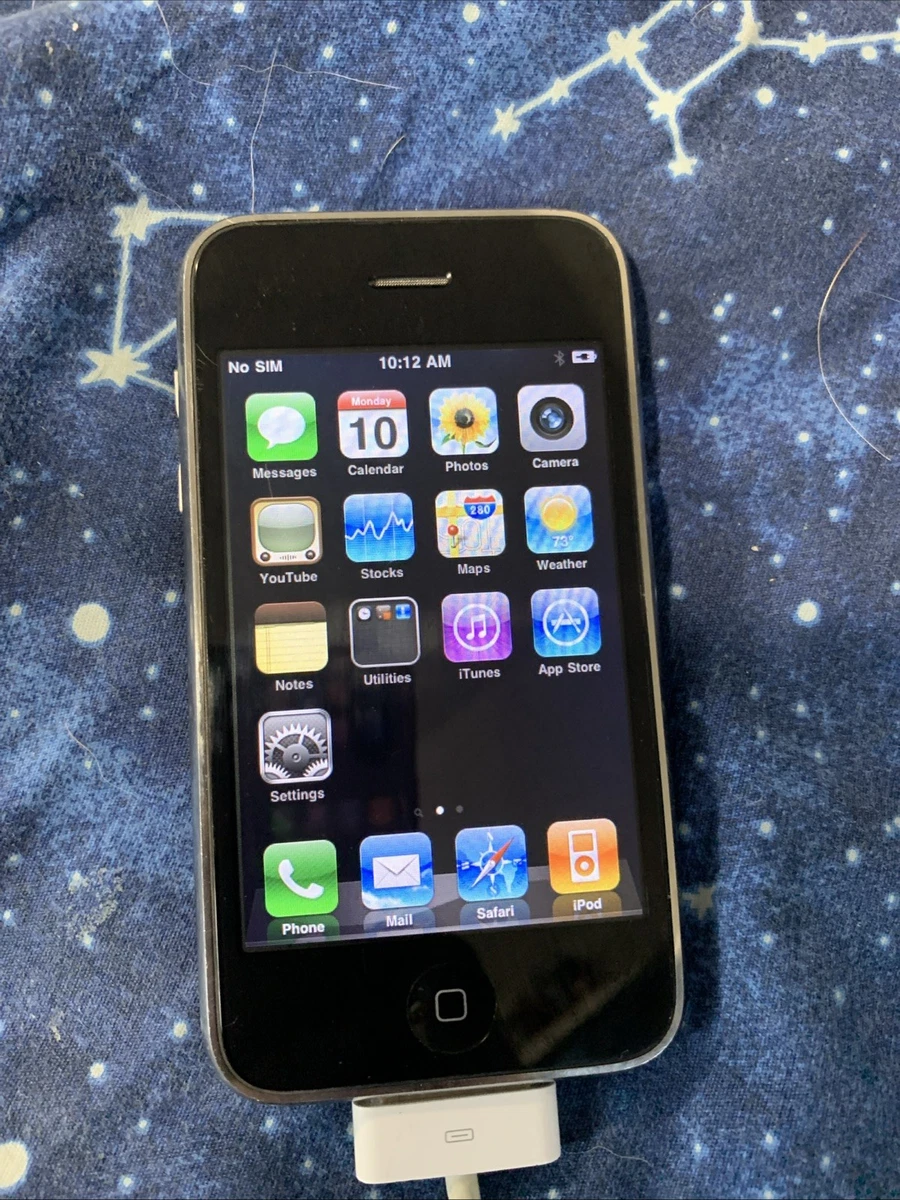 Apple iPhone (1st Generation) 8 GB Black Cell Phones & Smartphones