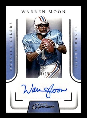 2016 Panini Prime Signatures #PS-WM Warren Moon Prime Signatures #/15 - Image 1 of 2