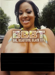 Adult Pin-Up Poster 11X16 BBBT Big Black Beautiful Tits Voluptuous Natural - Picture 1 of 1