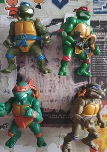 TMNT Mirage Playmates Classic Collection 4" Action Figures 1990 Set Of 4 - Picture 1 of 6