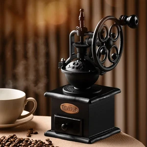 Molinillo de café manual portátil rueda de la fortuna molinillo de granos de café profesional - Imagen 1 de 25