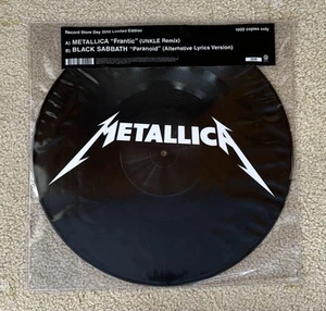 Metallica / Black Sabbath - Frantic / Paranoid RSD 2010 10” Vinyl Number 0298 - Imagen 1 de 2