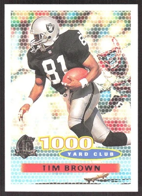 Tim Brown 1996 Topps #248 1000 YARD CLUB Oakland Raiders - Image 1 of 2