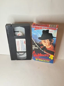 The Making of a Nightmare on Elm Street 4 Dream Master VHS 1989 Rare Collectible - Picture 1 of 6