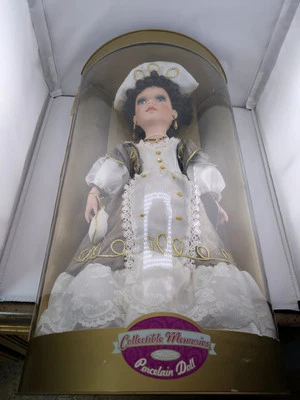 Collectible Memories Genuine Porcelain Doll  Bernadette New! - Image 1 of 4