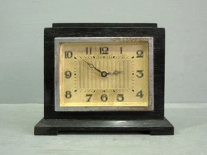 Antique Art Deco wind-up clock - Pleasance & Harper, Bristol - Working! - Picture 1 of 8