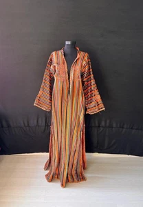 1900s Antique Ottoman Silk Turkish Costume, Anatolian Three Skirts, Antique - Picture 1 of 10