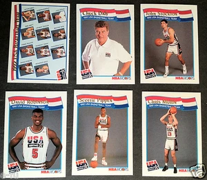 1992 McDonald's Hoops USA Basketball Dream Team 62 Card Set Michael Jordan Magic - Picture 1 of 6