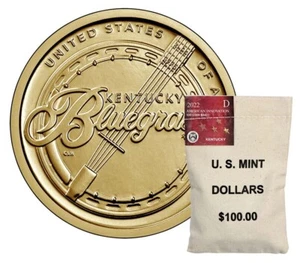 2022 D American Innovation Kentucky Bluegrass $100 Dollars $1 Coins US mint box - Picture 1 of 5