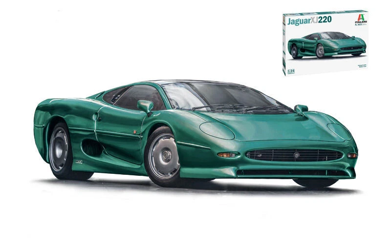 Modellino auto kit di montaggio Italeri JAGUAR XJ 220 scala 1:24 modellismo - Immagine 1 di 1