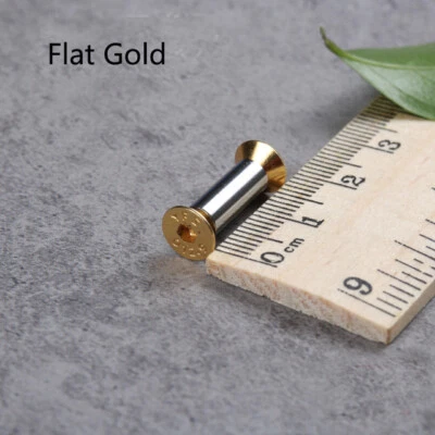 10 piezas Pernos de mango de cuchillo de latón de acero inoxidable Sujetadores Remaches Tornillos Hágalo usted mismo Foto 1 de 4