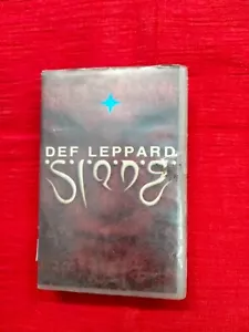 DEF LEPPARD SLANG RARE orig CLAMSHELL Cassette tape INDIA indian 1996 - Picture 1 of 4