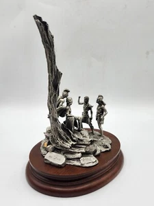 Chilmark Tecumseh’s War Polland Sculpture Pewter - Artist Signed - Picture 1 of 13