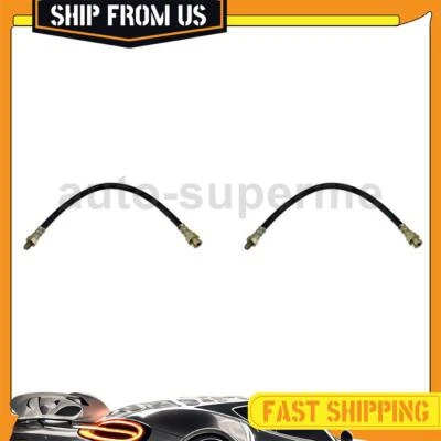 Front Set Brake Hose Line 2PCS For Nash Ambassador Custom 1955-1956 - Image 1 of 4