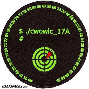 USAF 328TH ARMS SQ - SPACE - WIC - Nellis AFB, NV - ORIGINAL VEL PATCH - Bild 1 von 3