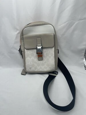 Coach Track Pack In Colorblock Signature Canvas C8126 - Image 1 of 4