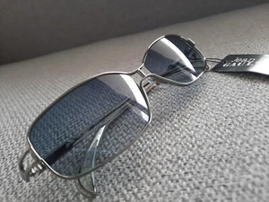 Jean Paul Gaultier JPG Vintage Sunglasses 56-0037 Silver \ Ocean Blue Lenses  - Picture 1 of 5