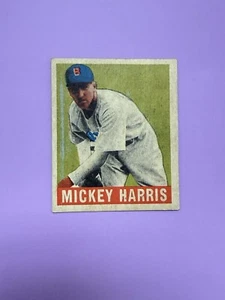 1948 Leaf Mickey Harris #27 VG EX Boston Red Sox Free Ship - Picture 1 of 2
