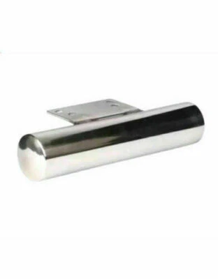 4x CHROME SILVER METAL TUBE LEGS FURNITURE FEET SOFA BED CHAIR STOOLS CABINET UK