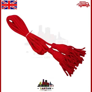 Tartancity Británico Ejército Rojo Corneta Lana Cuerda para Uniformes - Calidad - Imagen 1 de 2