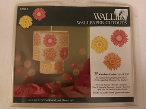 Wallies 12021 25 Gerber Daisiy Wallpaper Cutouts Pre-Pasted Decor Accents New - Picture 1 of 7