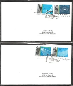 US SC # 3552-3555 Winter Sports FDC. No Cachet. - Picture 1 of 1