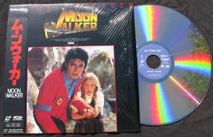 Michael Jackson LaserDisc MOONWALKER Laser Disc LD NTSC Movie Film JAPAN 1988 - Imagen 1 de 3