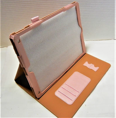 WWW Tablet Cover DUSTY PINK w/Gold Pattern   12" x 9" - Image 1 of 4