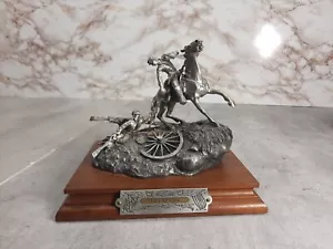 Chilmark Zinn Vintage 1987 Skulptur "The Rescue" F.J. Barnum Bürgerkrieg - Bild 1 von 12