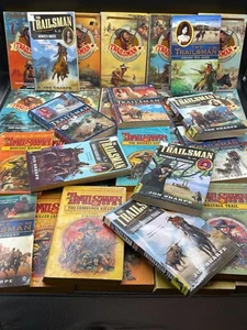 The Trailsman Series by Jon Sharpe Lot of 34 Western Cowboy Paperback Books - Foto 1 di 18