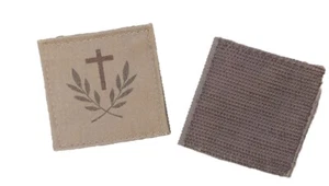Insigne poitrine Aumônier Catholique militaire galon poitrine basse visibilité - Picture 1 of 1