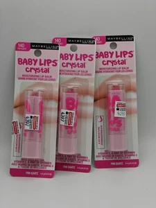Pack de 3 bálsamos labiales hidratantes de cristal Maybelline Baby Lips, cuarzo rosa 140 - Imagen 1 de 1