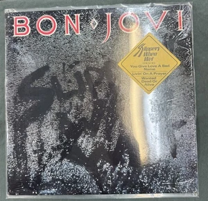 BON JOVI Slippery When Wet & New Jersey Original Vinyl LP - Picture 1 of 7