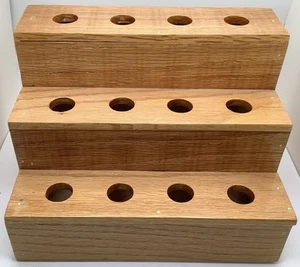 Wood Wine Bottle Stopper Display - Holds 12 Stoppers - Handmade - Picture 1 of 4