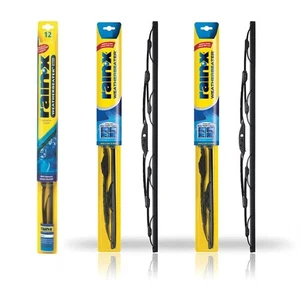 SET-R49RX30121-FR-H Rain-X Windshield Wiper Blades Set of 3 Front & Rear Framed - Picture 1 of 8