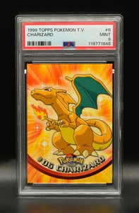 Charizard PSA 9 Topps 1999 Pokemon TV #6 MINT Animation Edition Newly Graded - Picture 1 of 3