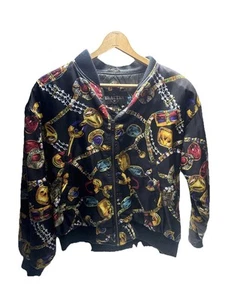 Vintage Braetan Gaudy Bomberjacke Gold Jewelry Print - Bild 1 von 16