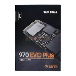 SAMSUNG SSD 970 EVO Plus 1TB M.2 NVMe Internal Hard Drive for iMac Late 2015 - Afbeelding 1 van 3
