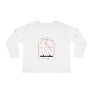 Adventure Awaits Toddler Long Sleeve Tee, Cute Kid Clothing - Picture 1 of 5