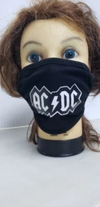 AC/DC MASSGESCHNEIDERT 100 % BAUMWOLLE GESICHTSMASKE - Bild 1 von 3
