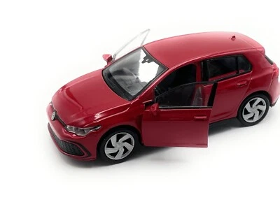Modellino Auto VW Golf 8 L Gti 1:3 4-39 Rosso Miniatura Veicolo - Immagine 1 di 4