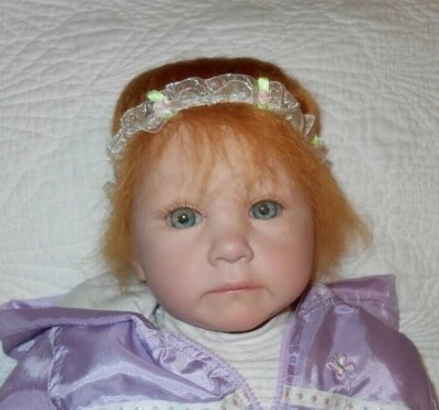 Peluca de mohair con gorra de tela parcial Dollpoint of Germany TALLA 14/15 ROJO ZANAHORIA #5121-5 Foto 1 de 4