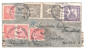 PARAGUAY Cover ZEPPELIN Air Mail 1937 *GERMANY CENSOR* Asuncion Registered MA117 - Picture 1 of 16