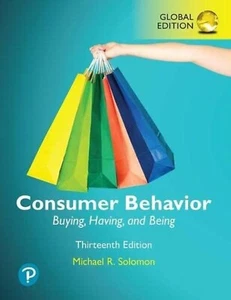 Consumer Behavior: Buying, Having, & Being 13e by Michael Solomon Global Edition - Picture 1 of 1
